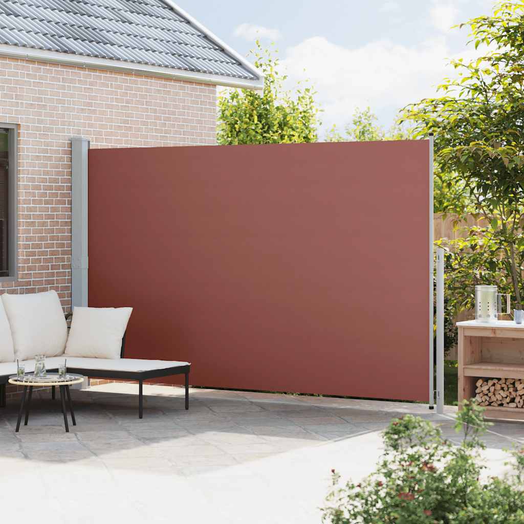 Tuinscherm uittrekbaar 220x500 cm bruin is nu te koop bij PeponiXL, paradijselijk wonen!