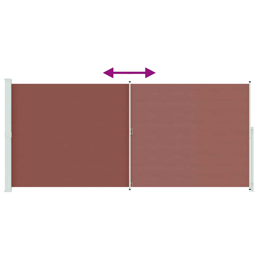 Tuinscherm uittrekbaar 220x500 cm bruin is nu te koop bij PeponiXL, paradijselijk wonen!