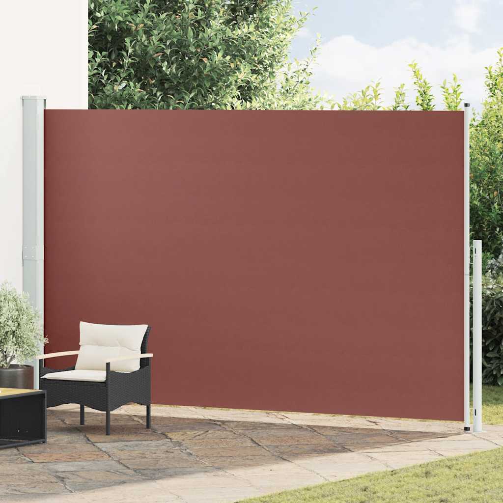 Tuinscherm uittrekbaar 220x500 cm bruin is nu te koop bij PeponiXL, paradijselijk wonen!