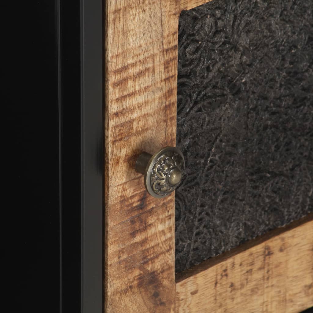 Tv-meubel 120x30x40 cm ruw mangohout is nu te koop bij PeponiXL, paradijselijk wonen!