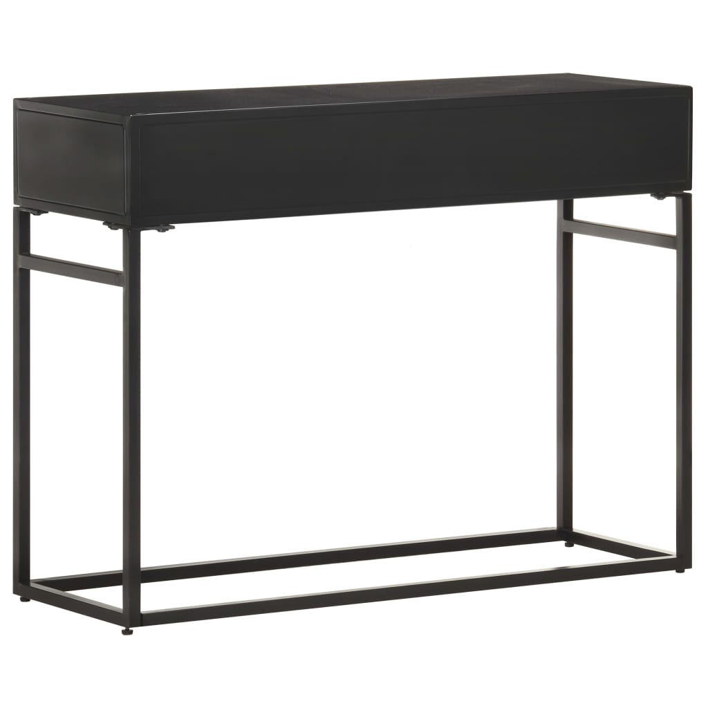 Wandtafel 100x35x75 cm massief mangohout is nu te koop bij PeponiXL, paradijselijk wonen!