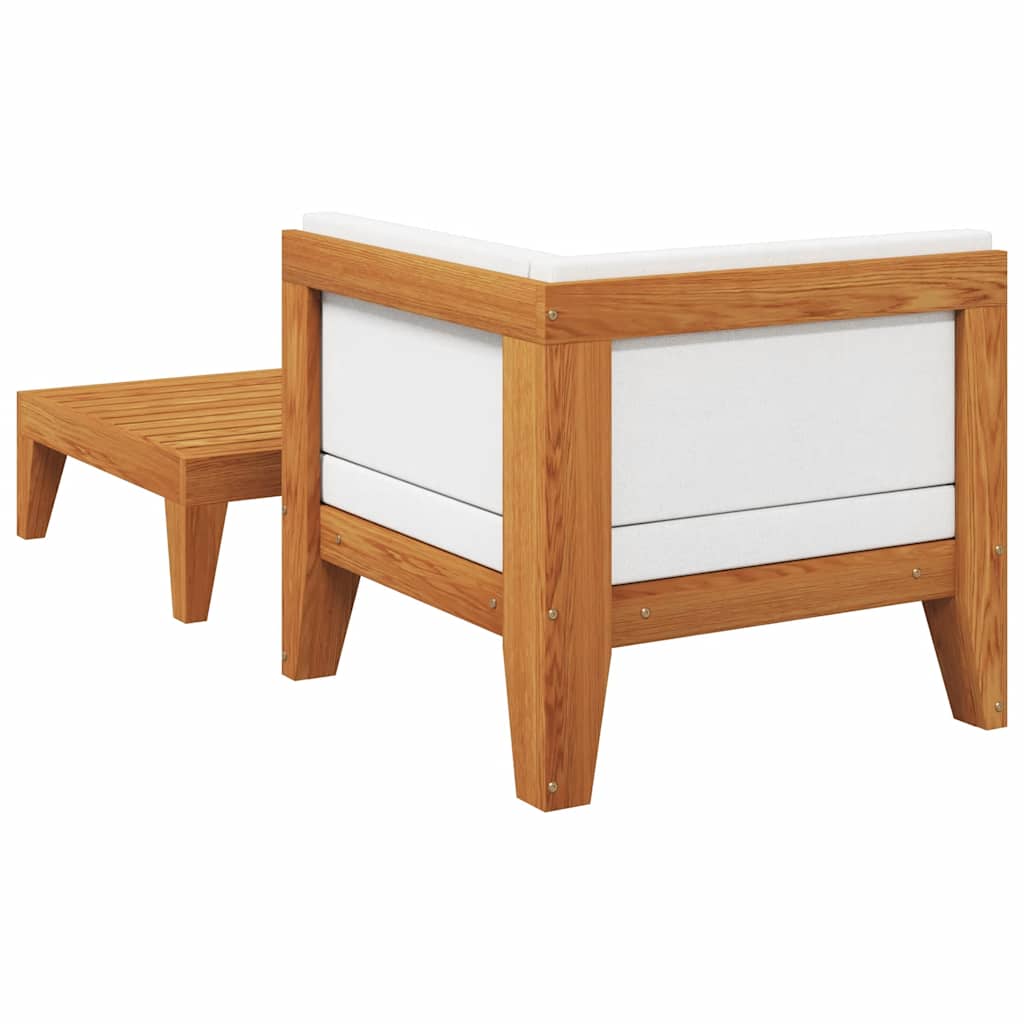2-delige Loungeset met kussens massief acaciahout is nu te koop bij PeponiXL, paradijselijk wonen!