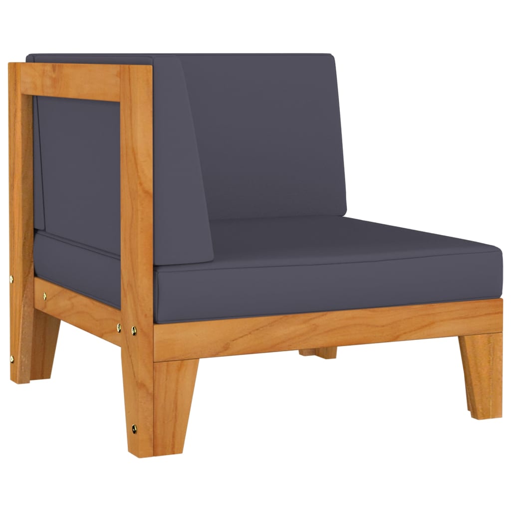 2-delige Loungeset met kussens massief acaciahout is nu te koop bij PeponiXL, paradijselijk wonen!