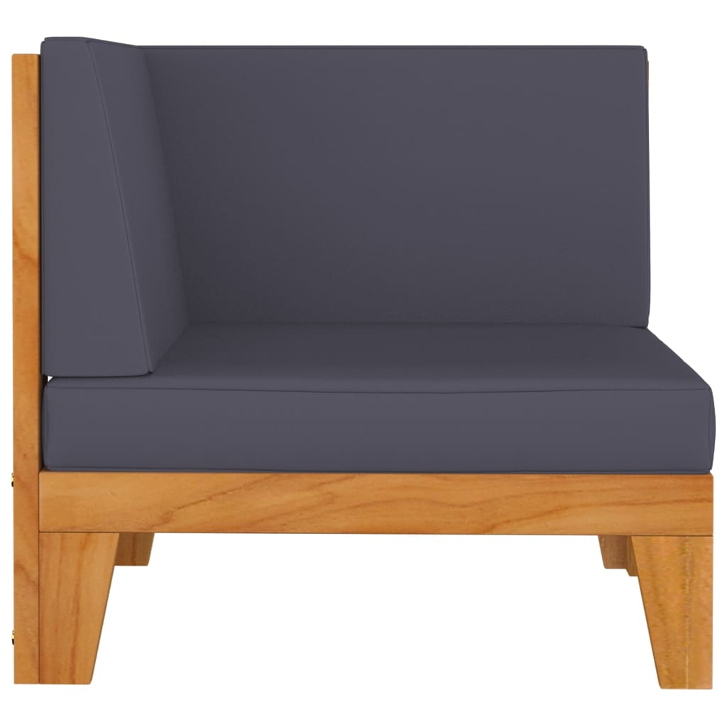 2-delige Loungeset met kussens massief acaciahout is nu te koop bij PeponiXL, paradijselijk wonen!