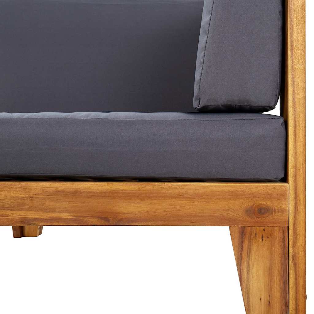 2-delige Loungeset met kussens massief acaciahout is nu te koop bij PeponiXL, paradijselijk wonen!
