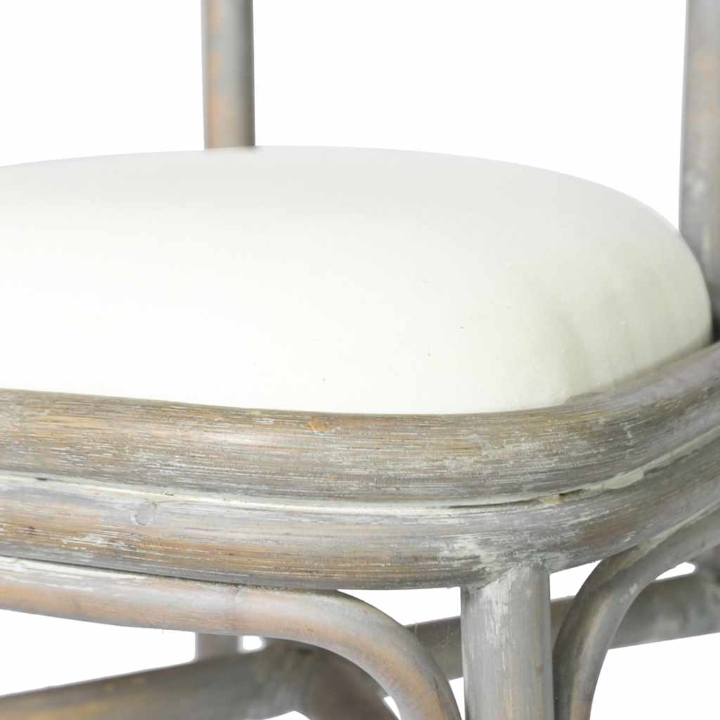 Eetkamerstoelen 2 st linnen grijs is nu te koop bij PeponiXL, paradijselijk wonen!