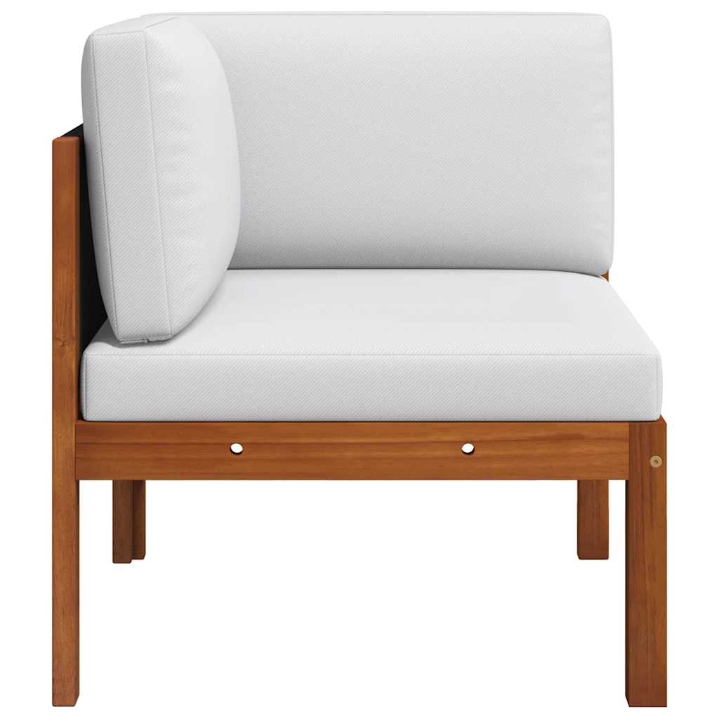 Tuinhoekbanken 2 st met kussens acaciahout & touw is nu te koop bij PeponiXL, paradijselijk wonen!