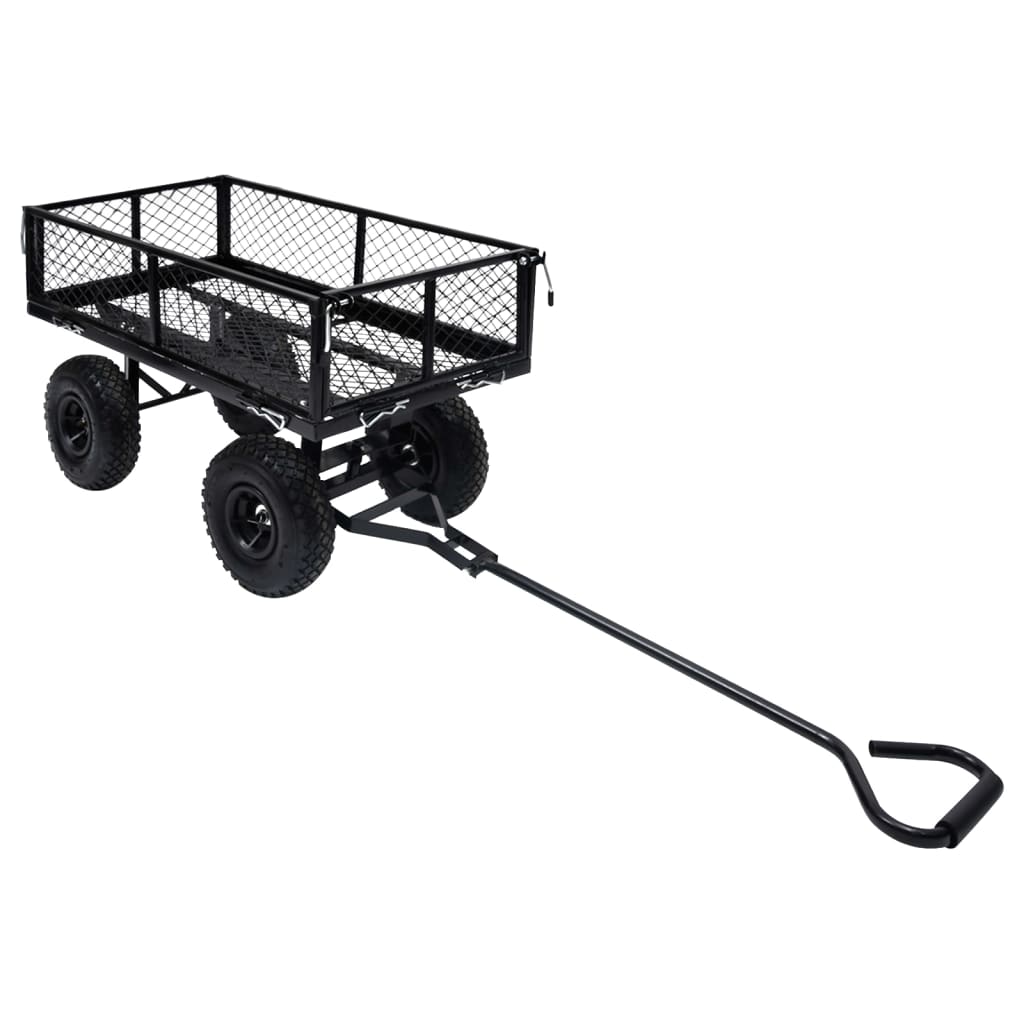 Tuinwagen 250 kg zwart is nu te koop bij PeponiXL, paradijselijk wonen!