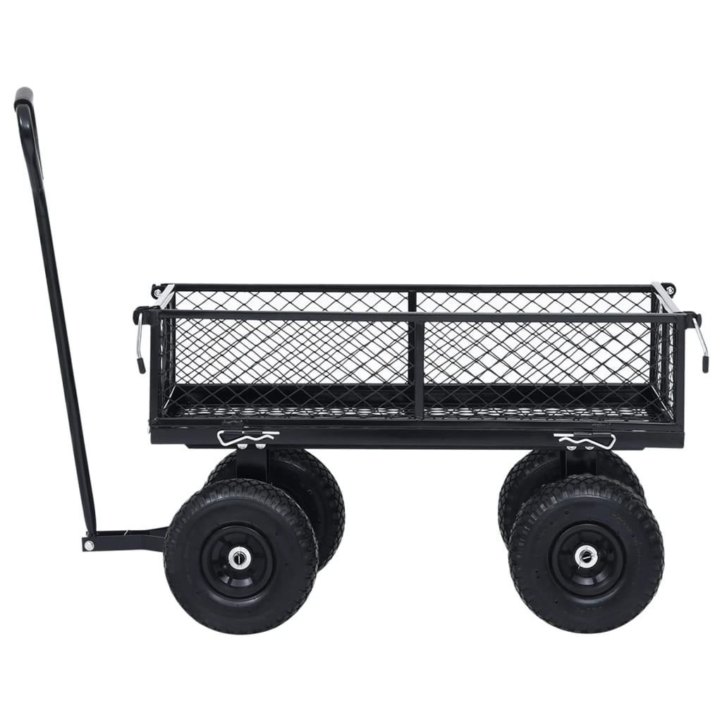 Tuinwagen 250 kg zwart is nu te koop bij PeponiXL, paradijselijk wonen!