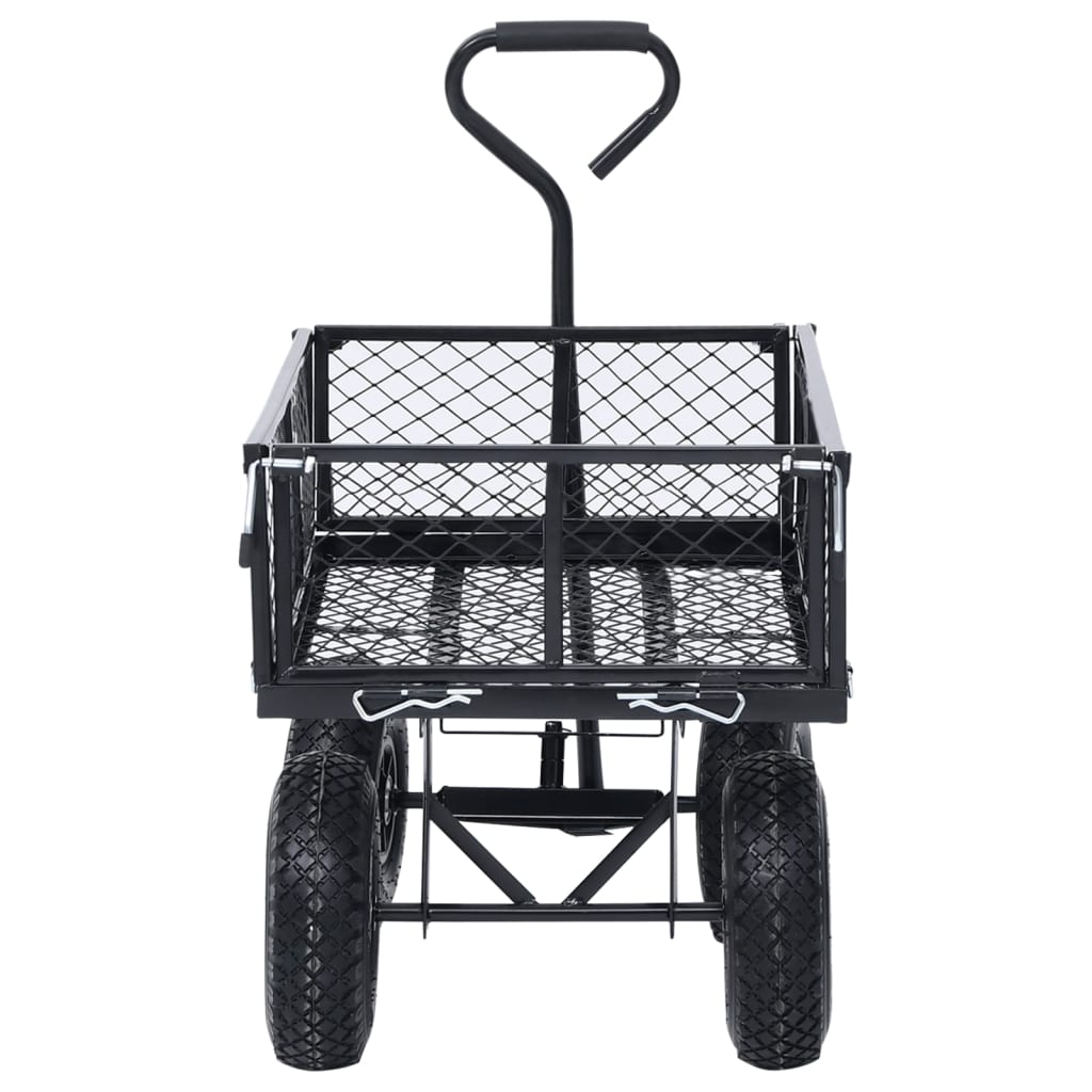 Tuinwagen 250 kg zwart is nu te koop bij PeponiXL, paradijselijk wonen!