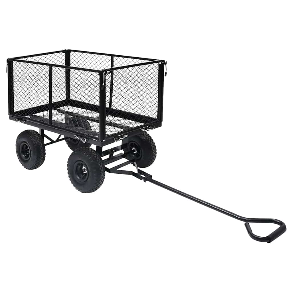 Tuinwagen 350 kg zwart is nu te koop bij PeponiXL, paradijselijk wonen!