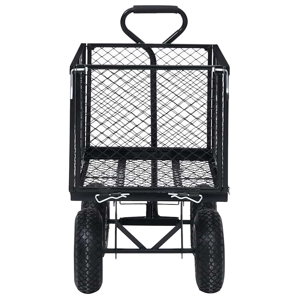 Tuinwagen 350 kg zwart is nu te koop bij PeponiXL, paradijselijk wonen!