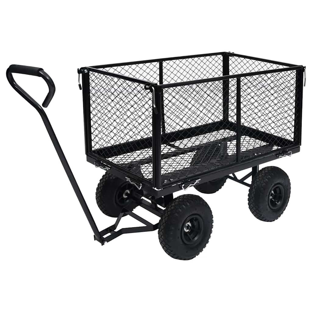 Tuinwagen 350 kg zwart is nu te koop bij PeponiXL, paradijselijk wonen!