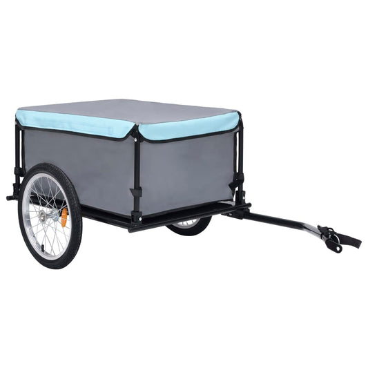 Fietstrailer 65 kg zwart en blauw is nu te koop bij PeponiXL, paradijselijk wonen!