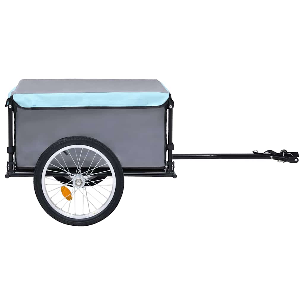 Fietstrailer 65 kg zwart en blauw is nu te koop bij PeponiXL, paradijselijk wonen!