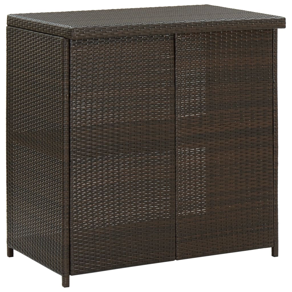 3-delige Barset poly rattan bruin is nu te koop bij PeponiXL, paradijselijk wonen!
