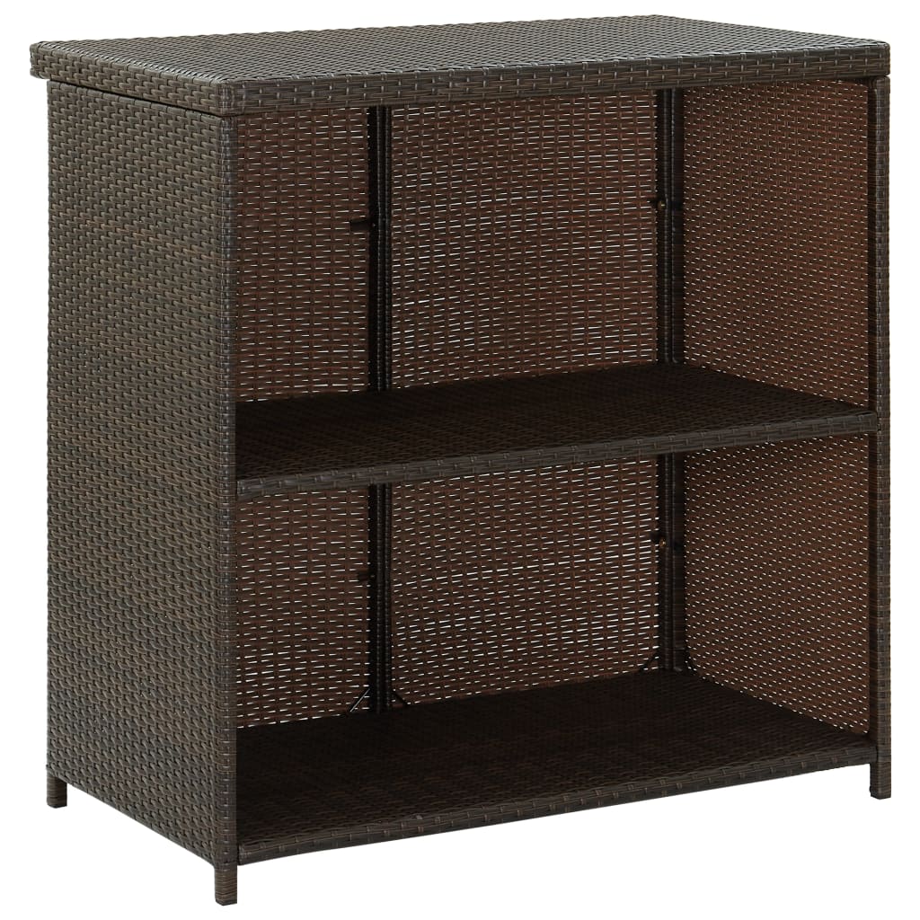 3-delige Barset poly rattan bruin is nu te koop bij PeponiXL, paradijselijk wonen!