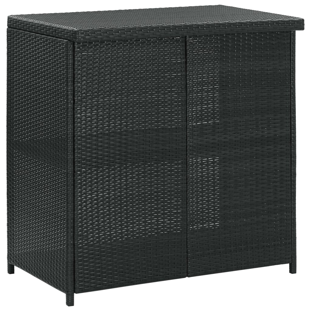3-delige Barset poly rattan zwart is nu te koop bij PeponiXL, paradijselijk wonen!