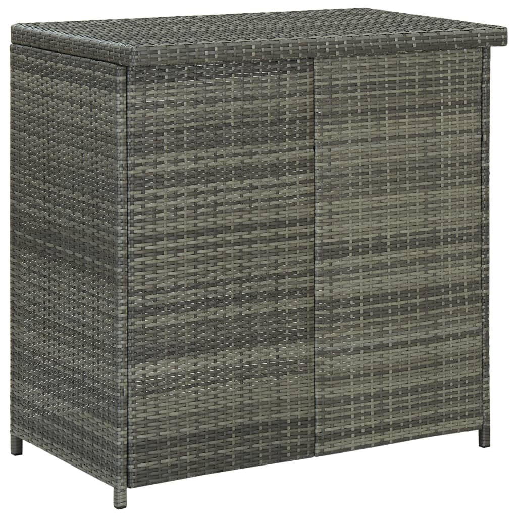 3-delige Barset poly rattan grijs is nu te koop bij PeponiXL, paradijselijk wonen!