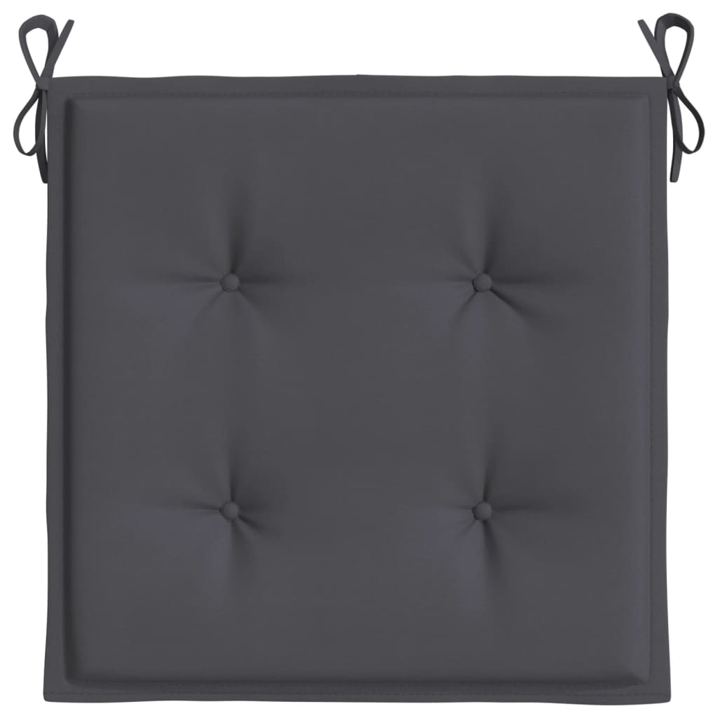 Tuinstoelkussens 6 st 40x40x4 cm oxford stof antracietkleurig is nu te koop bij PeponiXL, paradijselijk wonen!