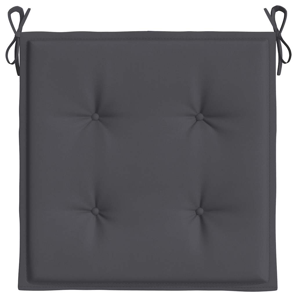 Tuinstoelkussens 6 st 40x40x4 cm oxford stof antracietkleurig is nu te koop bij PeponiXL, paradijselijk wonen!