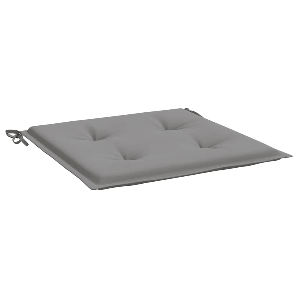 Tuinstoelkussens 2 st 40x40x4 cm oxford stof grijs is nu te koop bij PeponiXL, paradijselijk wonen!