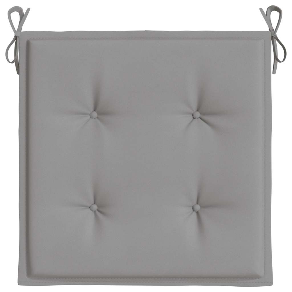 Tuinstoelkussens 2 st 40x40x4 cm oxford stof grijs is nu te koop bij PeponiXL, paradijselijk wonen!