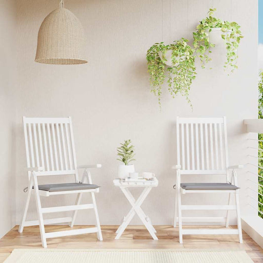 Tuinstoelkussens 2 st 40x40x4 cm oxford stof grijs is nu te koop bij PeponiXL, paradijselijk wonen!