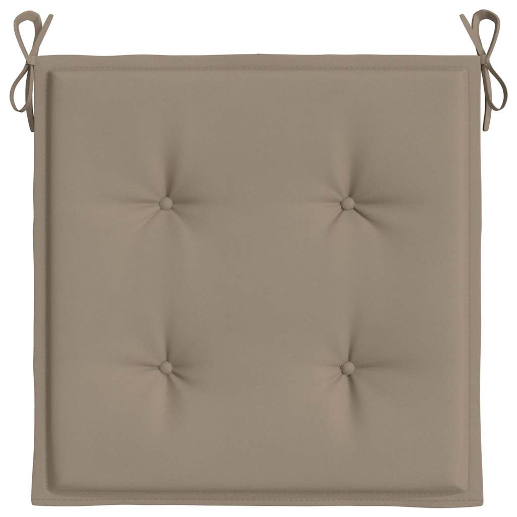 Tuinstoelkussens 2 st 40x40x4 cm oxford stof taupe is nu te koop bij PeponiXL, paradijselijk wonen!