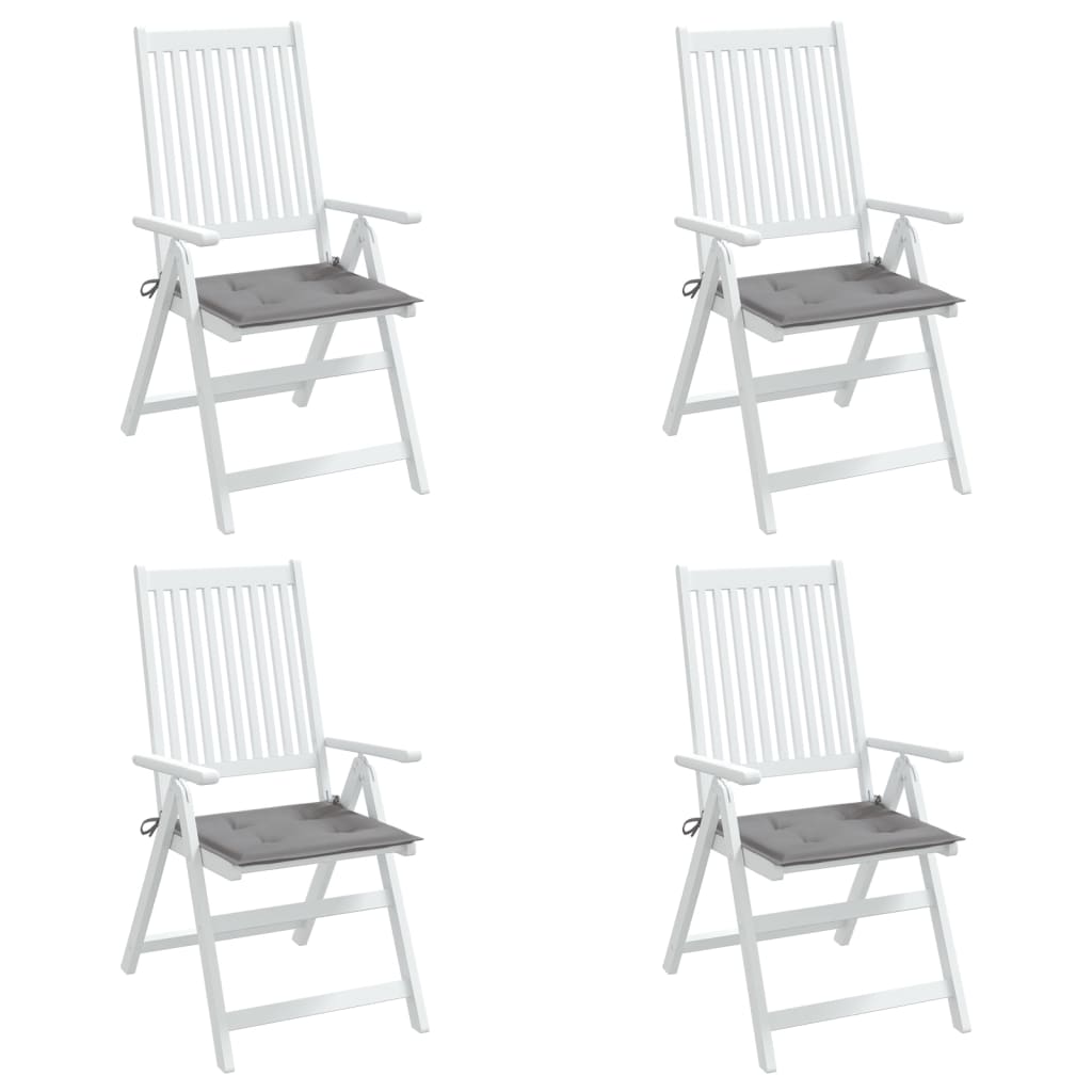 Tuinstoelkussens 4 st 50x50x4 cm oxford stof grijs is nu te koop bij PeponiXL, paradijselijk wonen!