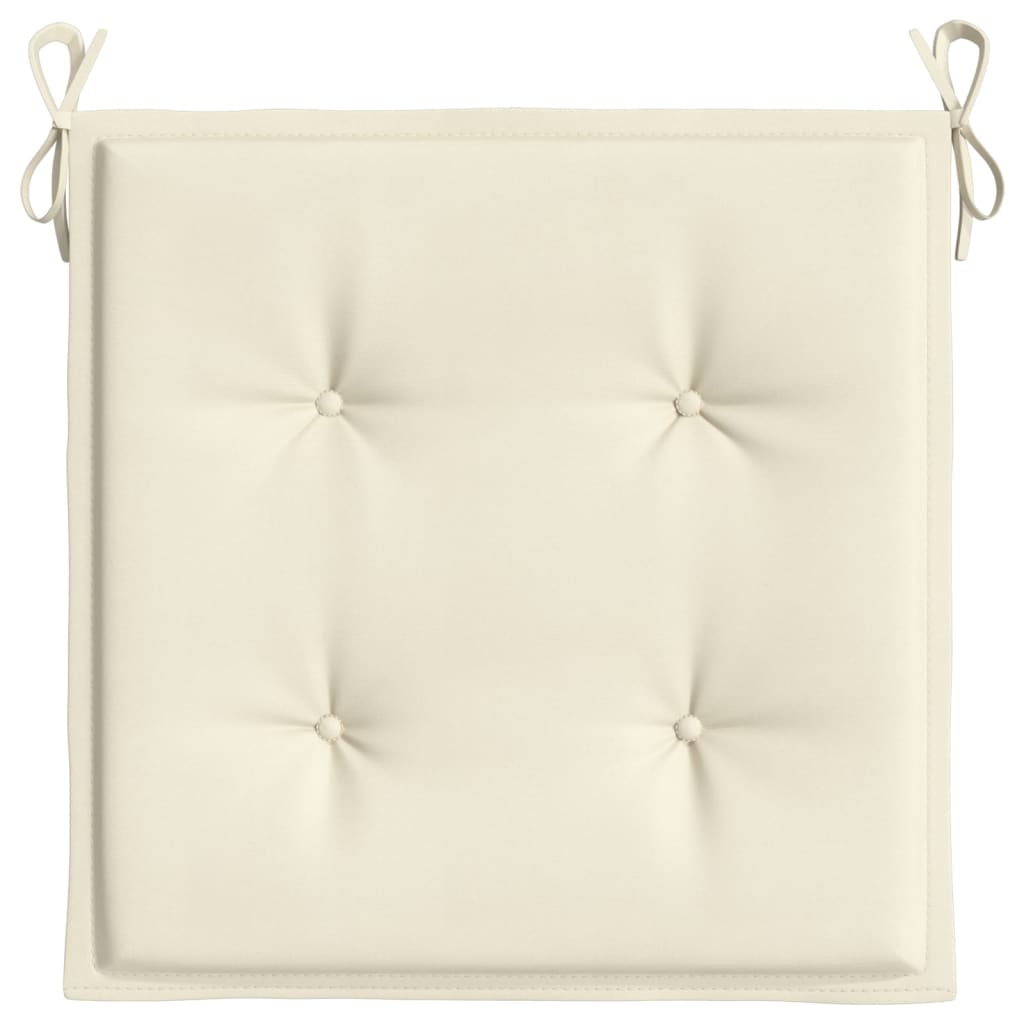 Tuinstoelkussens 4 st 50x50x4 cm oxford stof crèmekleurig is nu te koop bij PeponiXL, paradijselijk wonen!