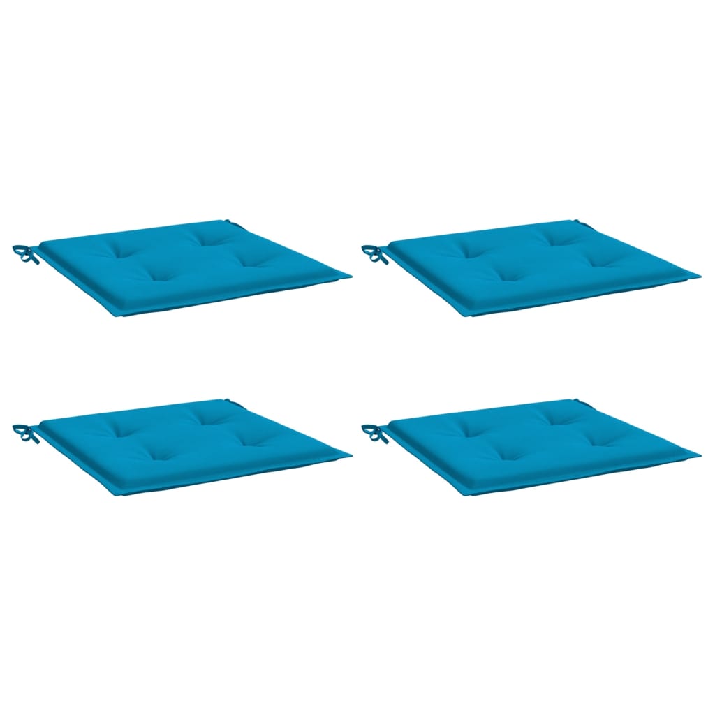 Tuinstoelkussens 4 st 50x50x4 cm oxford stof blauw is nu te koop bij PeponiXL, paradijselijk wonen!