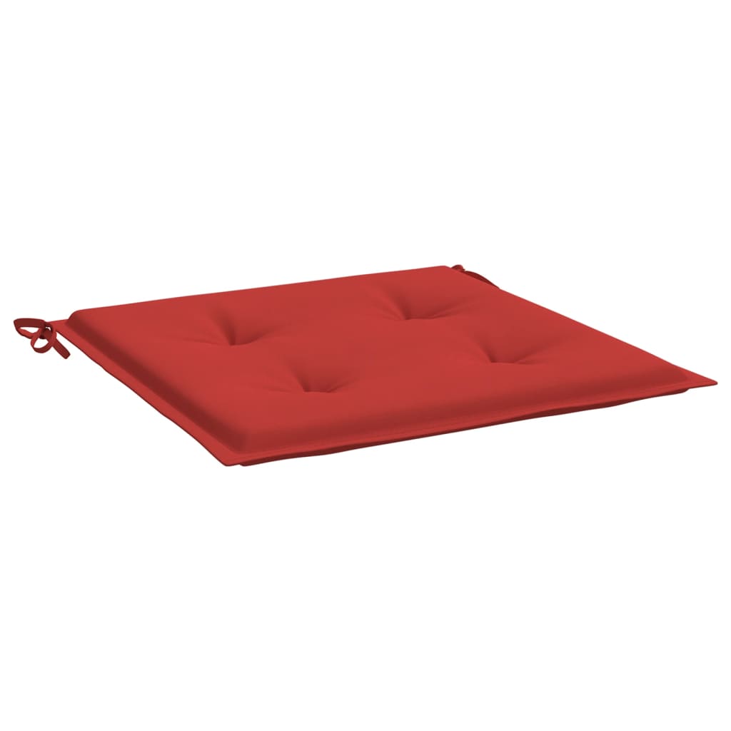 Tuinstoelkussens 6 st 50x50x4 cm oxford stof rood