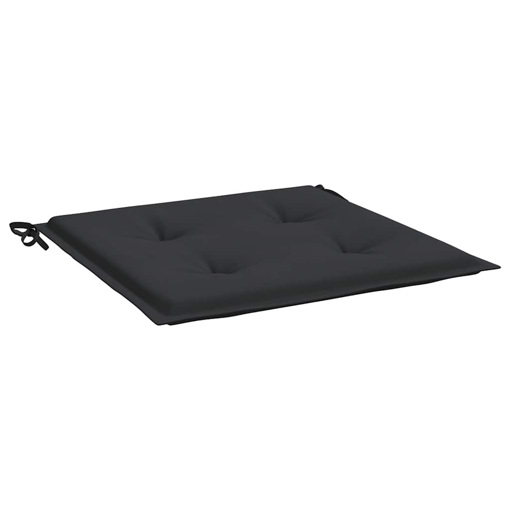 Tuinstoelkussens 4 st 50x50x4 cm oxford stof zwart