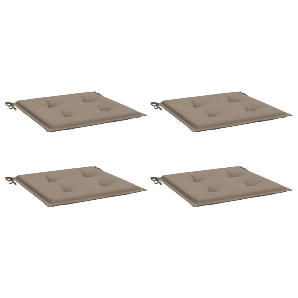 Tuinstoelkussens 4 st 50x50x4 cm oxford stof taupe is nu te koop bij PeponiXL, paradijselijk wonen!