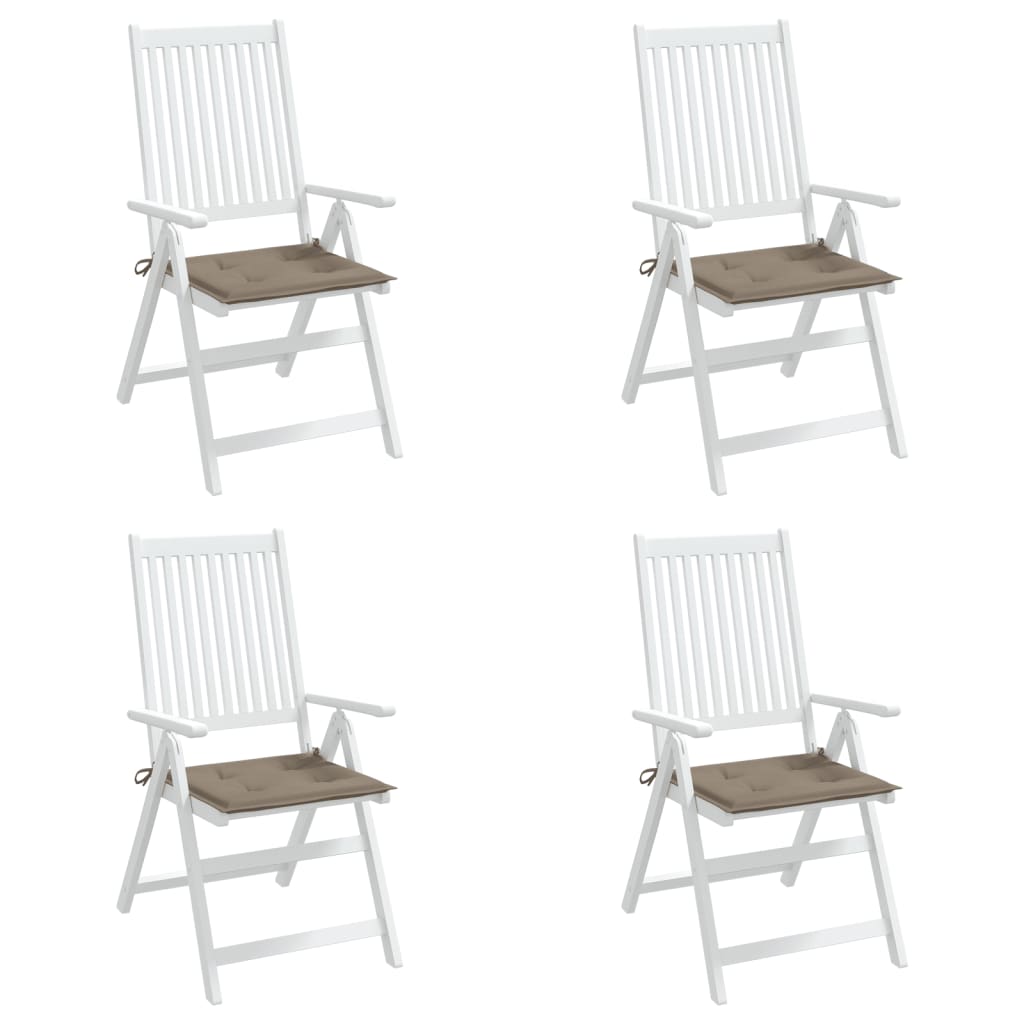 Tuinstoelkussens 4 st 50x50x4 cm oxford stof taupe is nu te koop bij PeponiXL, paradijselijk wonen!