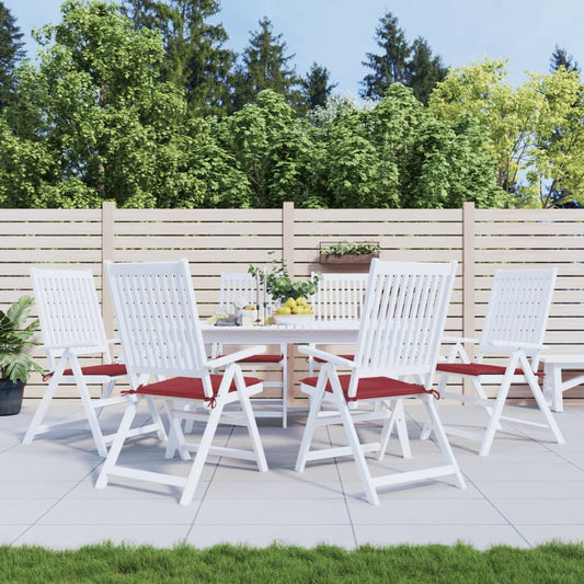 Tuinstoelkussens 6 st 50x50x4 cm oxford stof wijnrood is nu te koop bij PeponiXL, paradijselijk wonen!