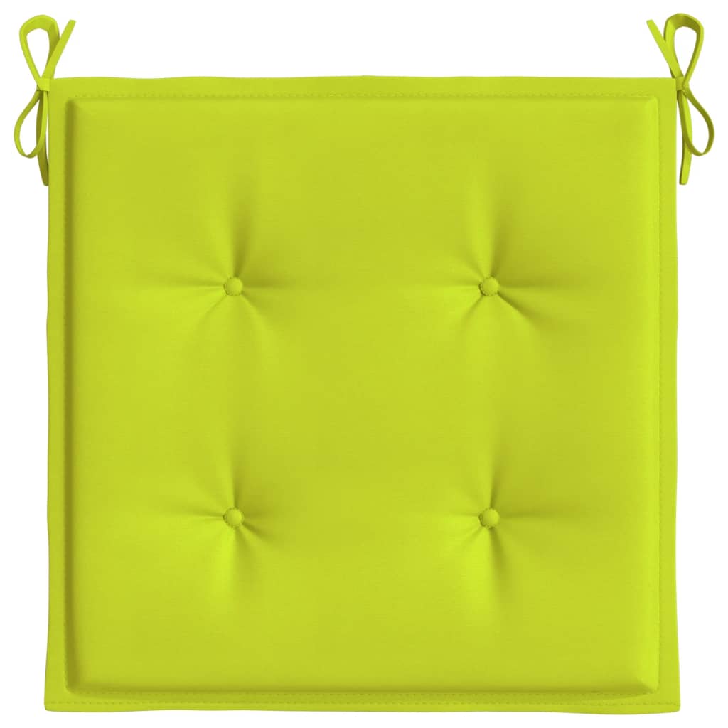 Tuinstoelkussens 4 st 50x50x4 cm oxford stof felgroen