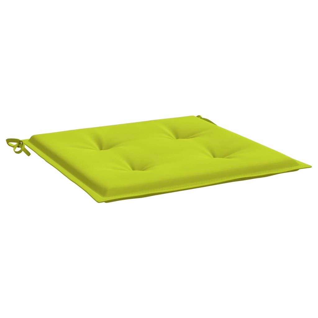 Tuinstoelkussens 4 st 50x50x4 cm oxford stof felgroen