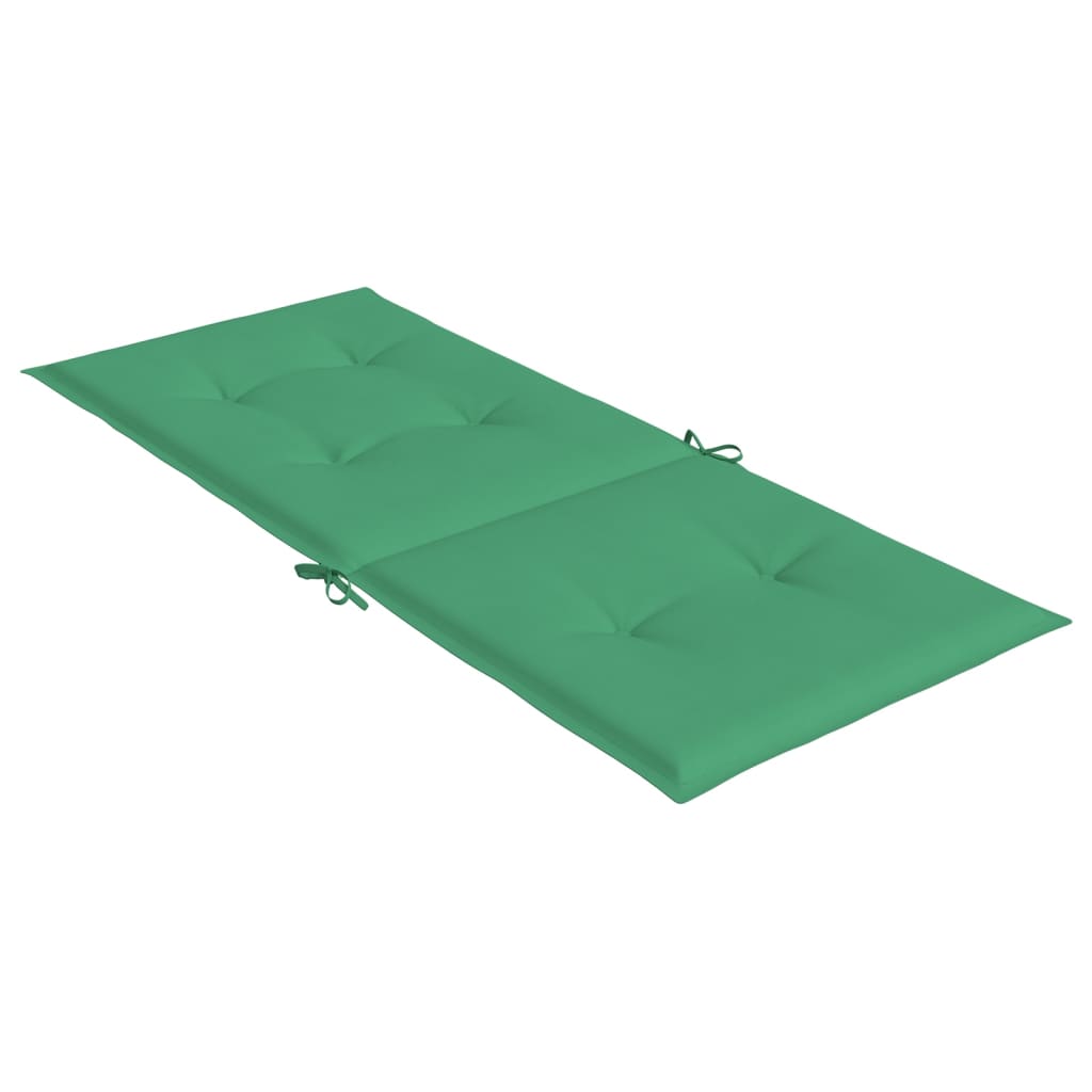Tuinstoelkussens 6 st hoge rug 120x50x3 cm stof groen is nu te koop bij PeponiXL, paradijselijk wonen!
