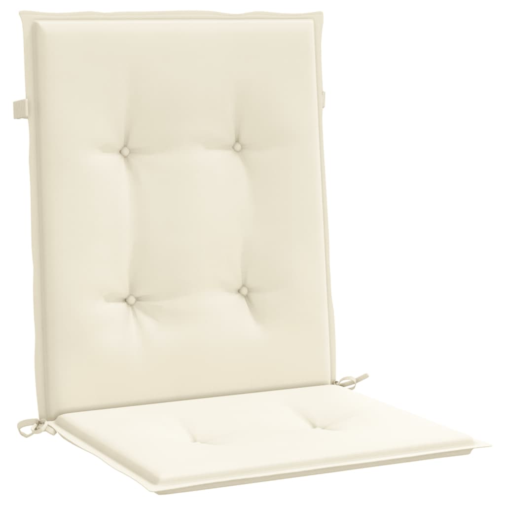 Tuinstoelkussens 6 st 100x50x3 cm oxford stof crèmekleurig is nu te koop bij PeponiXL, paradijselijk wonen!