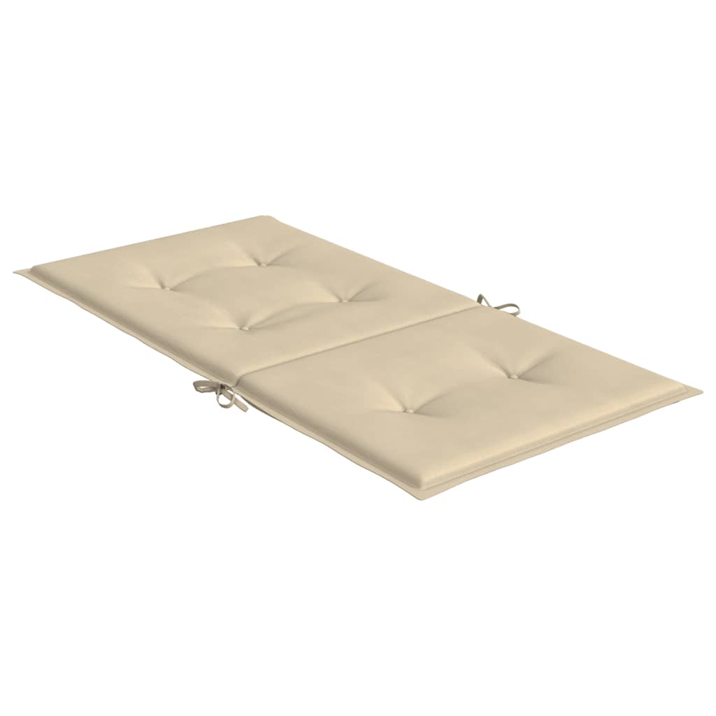 Tuinstoelkussens 6 st 100x50x3 cm oxford stof beige is nu te koop bij PeponiXL, paradijselijk wonen!