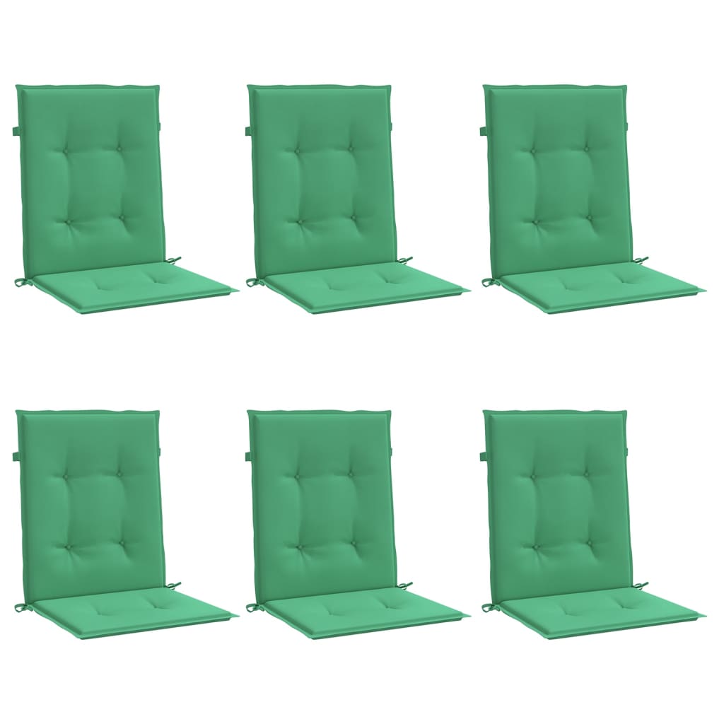 Tuinstoelkussens 6 st 100x50x3 cm oxford stof groen is nu te koop bij PeponiXL, paradijselijk wonen!