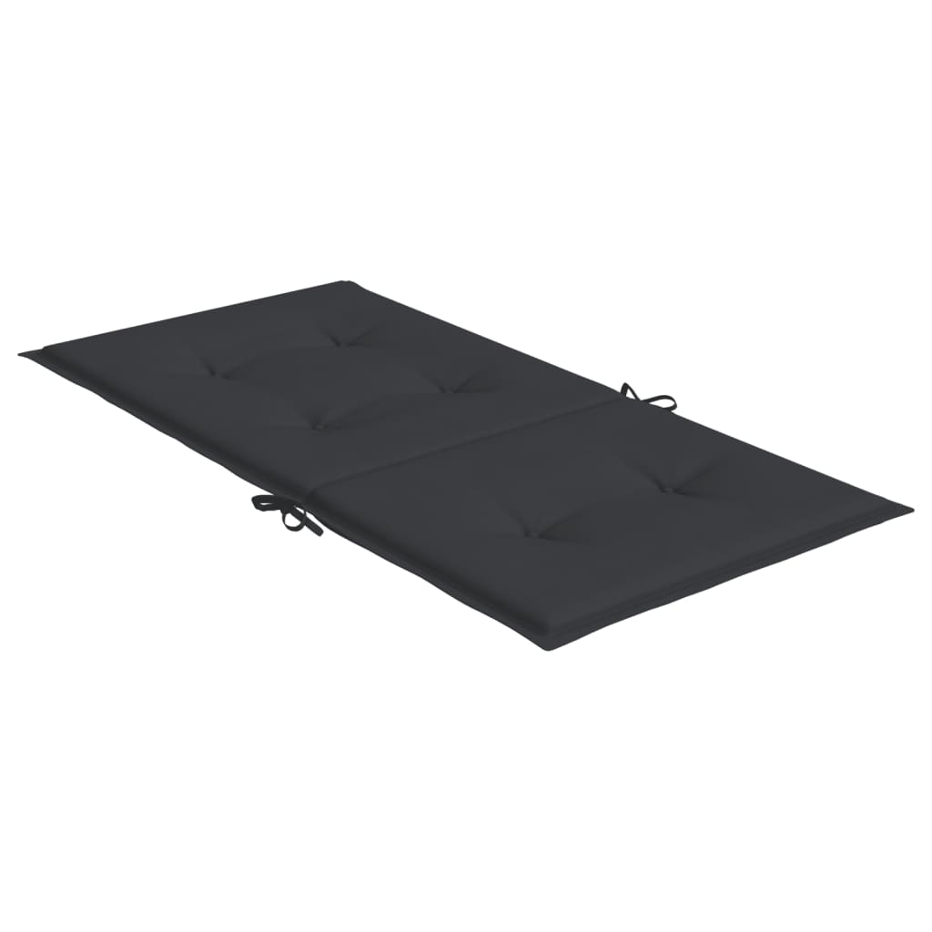 Tuinstoelkussens 6 st 100x50x3 cm oxford stof zwart is nu te koop bij PeponiXL, paradijselijk wonen!