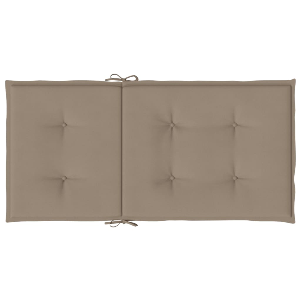 Tuinstoelkussens 6 st 100x50x3 cm oxford stof taupe is nu te koop bij PeponiXL, paradijselijk wonen!