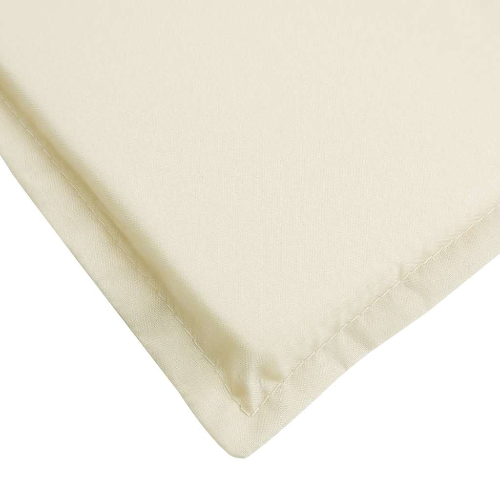 Ligbedkussen 186x58x4 cm oxford stof crèmekleurig is nu te koop bij PeponiXL, paradijselijk wonen!
