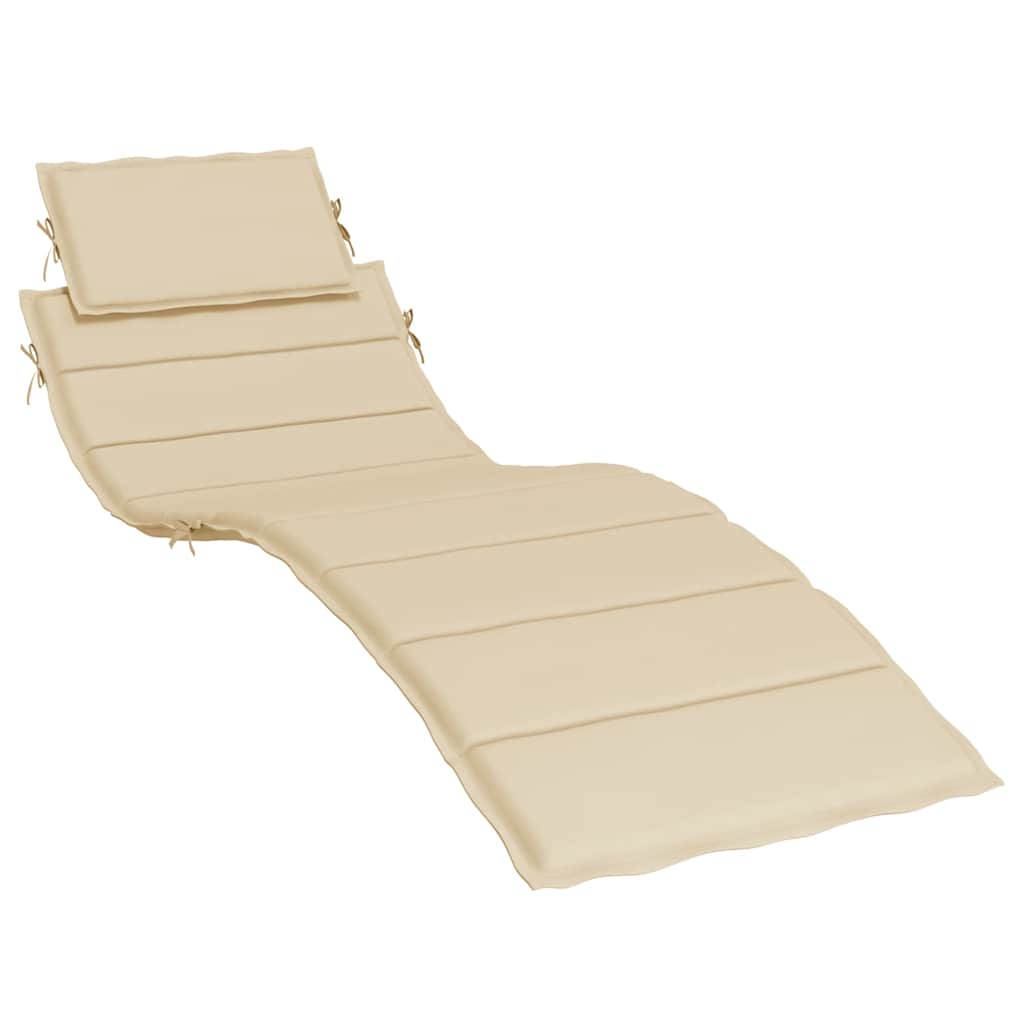Ligbedkussen 186x58x4 cm oxford stof beige is nu te koop bij PeponiXL, paradijselijk wonen!