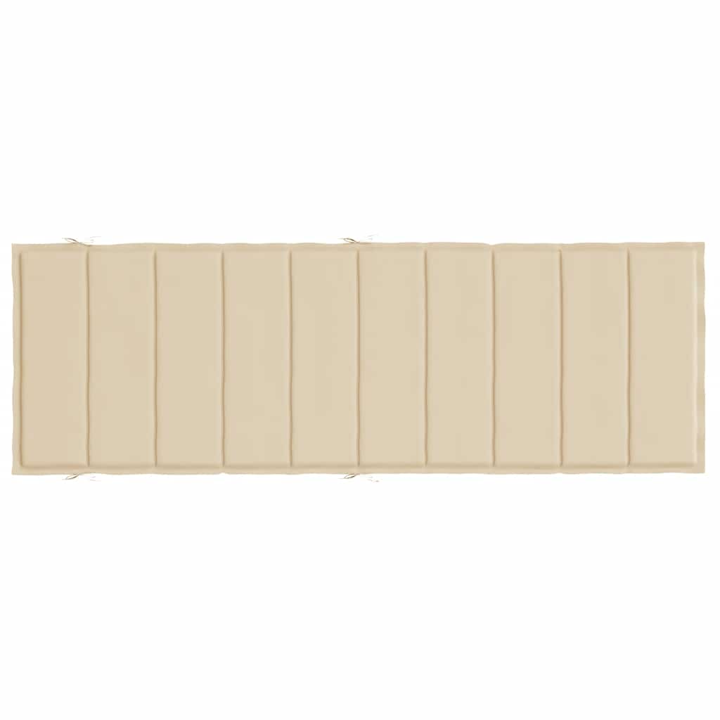 Ligbedkussen 186x58x4 cm oxford stof beige is nu te koop bij PeponiXL, paradijselijk wonen!