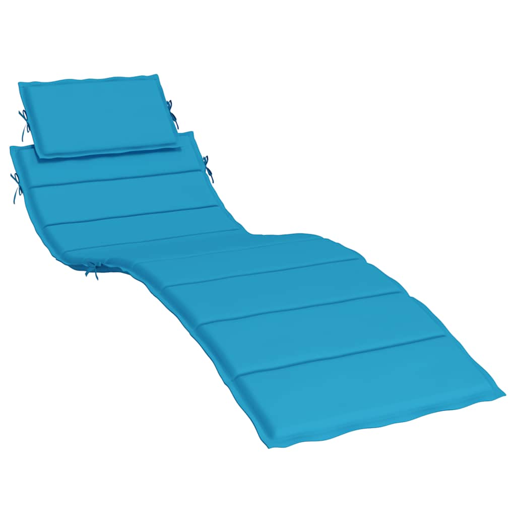 Ligbedkussen 186x58x4 cm oxford stof blauw is nu te koop bij PeponiXL, paradijselijk wonen!