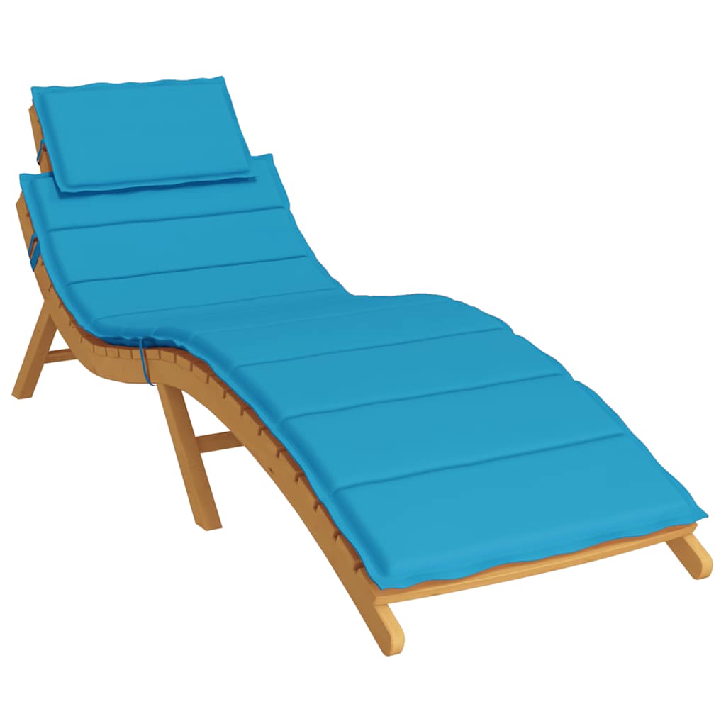 Ligbedkussen 186x58x4 cm oxford stof blauw is nu te koop bij PeponiXL, paradijselijk wonen!